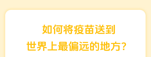 如何将疫苗送到世界上最偏远的地方？